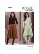 Vogue Pattern V1987 Misses' Skirt/Pants