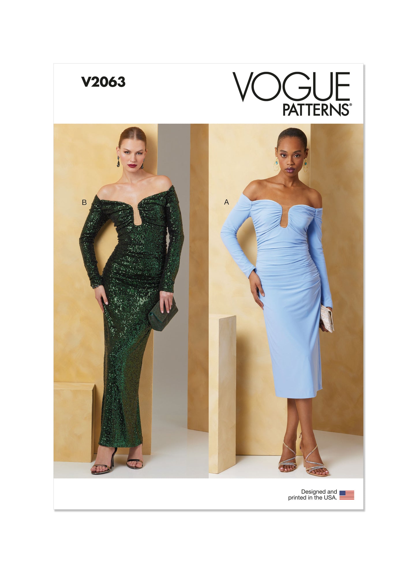 Vogue Pattern V2063 Misses' Dress