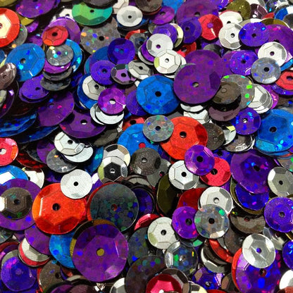 Arbee Sequins, Midnight Mix- 6-8mm