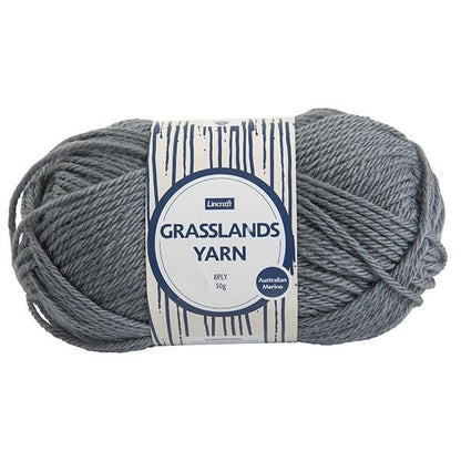 Lincraft Grasslands Yarn 8ply, 50g Merino Wool Yarn