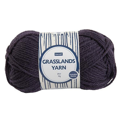 Lincraft Grasslands Yarn 8ply, 50g Merino Wool Yarn