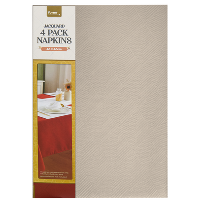 Formr Jacquard 4pk Napkin, 45x45cm