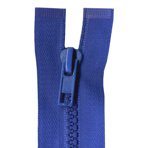 Chunky Open End Zip, Royal