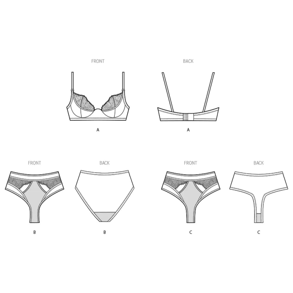 Simplicity Pattern 9833 Misses' Plus Sleepwear