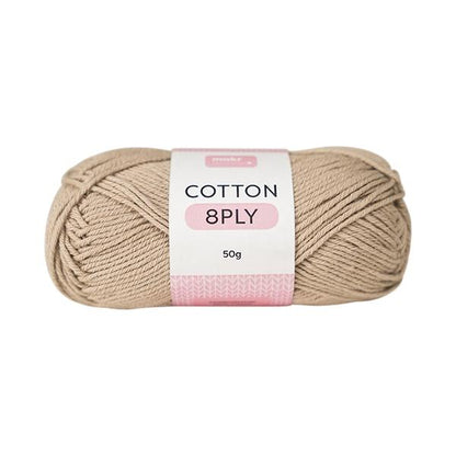 Makr Cotton Crochet & Knitting Yarn 8ply, 50g Cotton Yarn