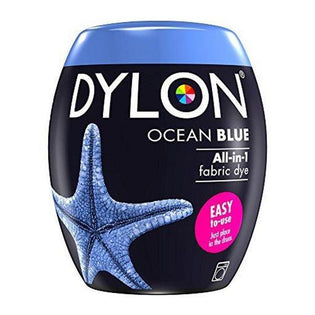 Dylon Machine Dye Pod, Ocean Blue, Easy-to-Use Fabric Colour for Laundry, 350g