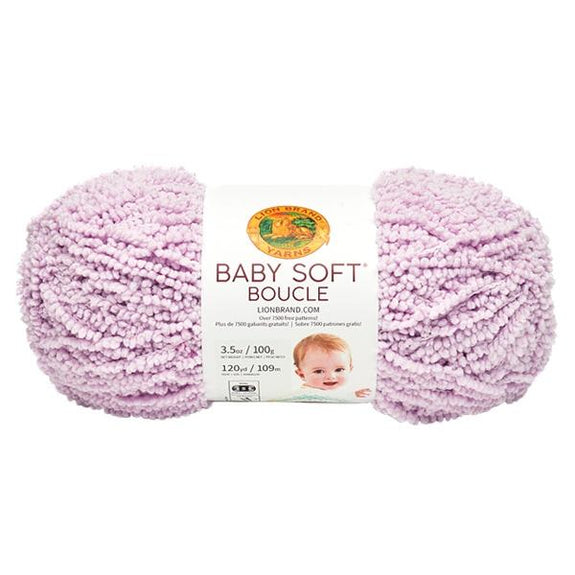 Lion Brand Baby Soft Boucle Crochet & Knitting Yarn, 100g Polyester Ya –  Lincraft New Zealand
