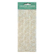Arbee Stickers, Glitter Floral Corners Silver
