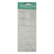 Arbee Stickers, Assorted Borders & Corners Silver
