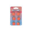 Sullivans Plastic Button, Orange Bug
