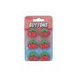 Sullivans Plastic Button, Red Cherry