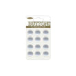 Sullivans Plastic Button, Frosted- 9 mm