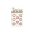 Sullivans Plastic Button, Light Peach- 13 mm