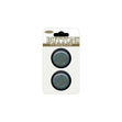 Sullivans Plastic Button, Black / Multi With Glitter- 25 mm