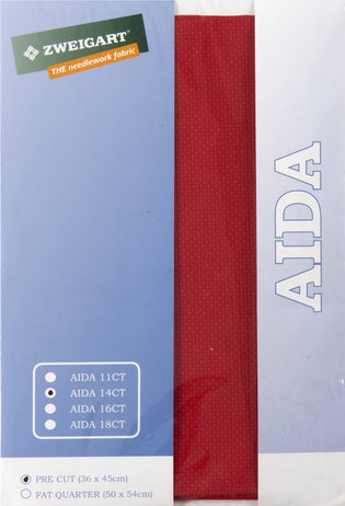 Aida Cloth 18 Count, White - 36 x 45 cm