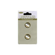 Sullivans Plastic Button, Gold / Frosted- 13 mm