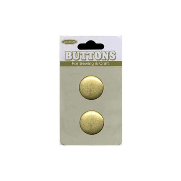 Sullivans Plastic Button, Gold- 17 mm