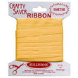 Crafty Saver Satin Ribbon, Gold- 10mm x 5m