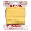 Crafty Saver Satin Ribbon, Gold- 25mm x 2.5m