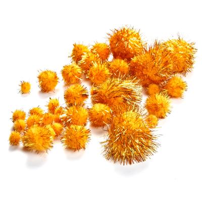 Sullivans Pom Poms, Glitter Gold