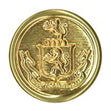 Sullivans Metal Button, Gold- 23 mm