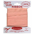Crafty Saver Satin Ribbon, Apricot- 10mm x 5m