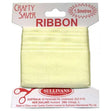 Crafty Saver Satin Ribbon, Lemon- 38mm x 1.5m