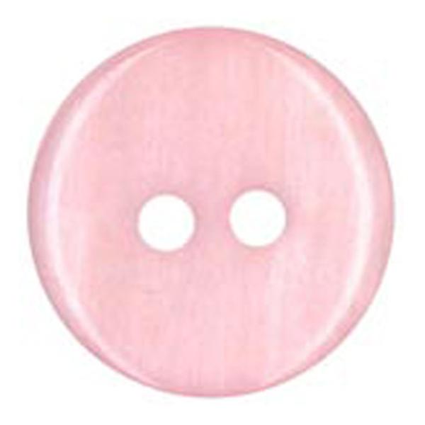 Sullivans Plastic Button, Pink- 11mm