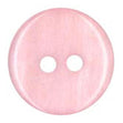 Sullivans Plastic Button, Pink- 11mm