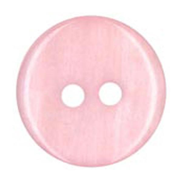 Sullivans Plastic Button, Pink- 13 mm