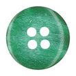 Sullivans Plastic Button, Green- 17 mm