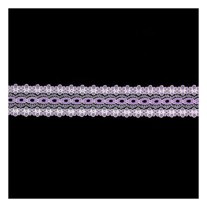Sullivans Lace Eyelet, Lilac- 35 mm