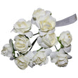 Craft Flower Rose, Cream- Small
