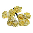 Craft Flower Single, Yellow-Mini