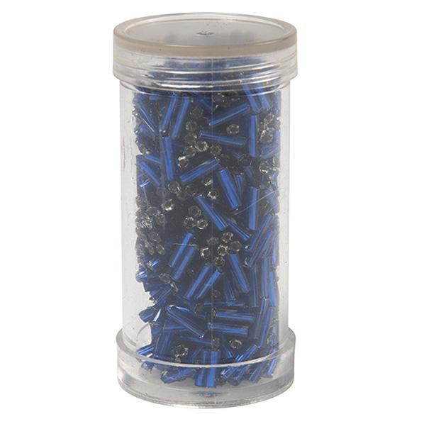 Sullivans Bugle Beads, Royal- 12mm