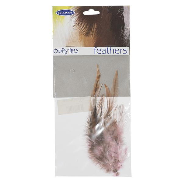 Tiger Tuft Feathers, Light Pink- 10pc