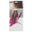 Tiger Tuft Feathers, Hot Pink- 10pc