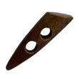 Sullivans Wooden Toggle Buttons, Dark Wood- 40 mm