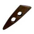 Sullivans Wooden Toggle Buttons, Dark Wood- 30 mm