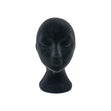 Mayd Female Black Foam Mannequin Head, Classic Style- 28cm