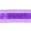 Sullivans Organza Ribbon Satin Edge, Purple- 38mm