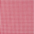 Poly Cotton Gingham 1/8in Fabric, Red- Width 112cm