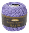 Sullivans Crochet Yarn 2ply, Lavender- 50g Cotton Satin Yarn