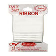 Crafty Saver Satin Ribbon, Bridal White- 38mm x 1.5m