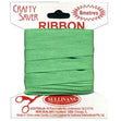 Sullivans Ribbon Satin Single Sided on Card, Emerald- 6 mm