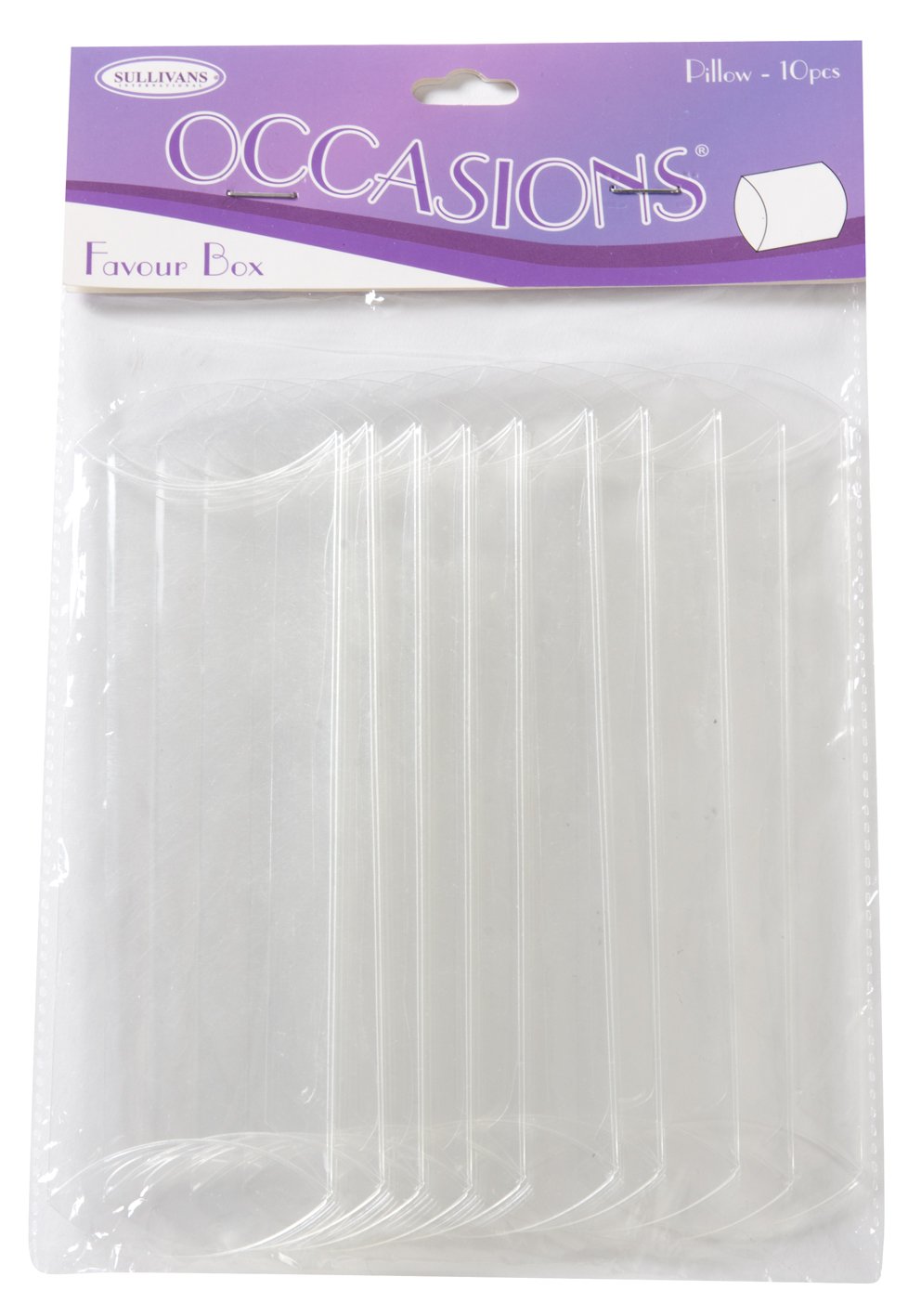 Sullivans Pillow Favour Box, Thin- 10pc