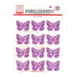 Sullivans Bling Sticker, Butterfly- Purple