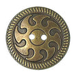 Sullivans Plastic Button 100% Polyester, Bronze- 30 mm
