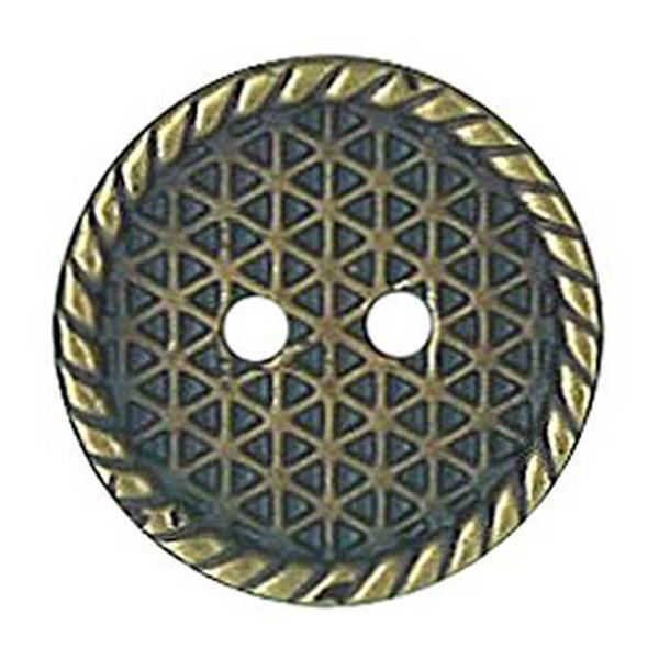 Sullivans Plastic Button, Bronze- 25 mm