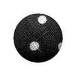 Sullivans Fabric Covered Button, Black / White Spots- 12 mm